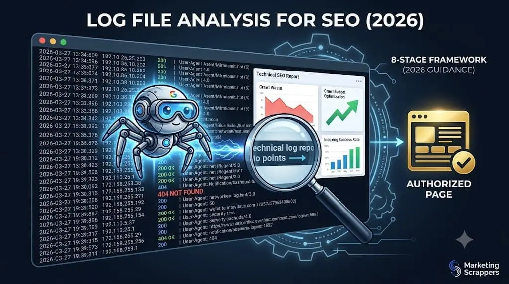 Flowchart showing search engine crawlers getting trapped in faceted navigation parameter loops, wasting site crawl budget.